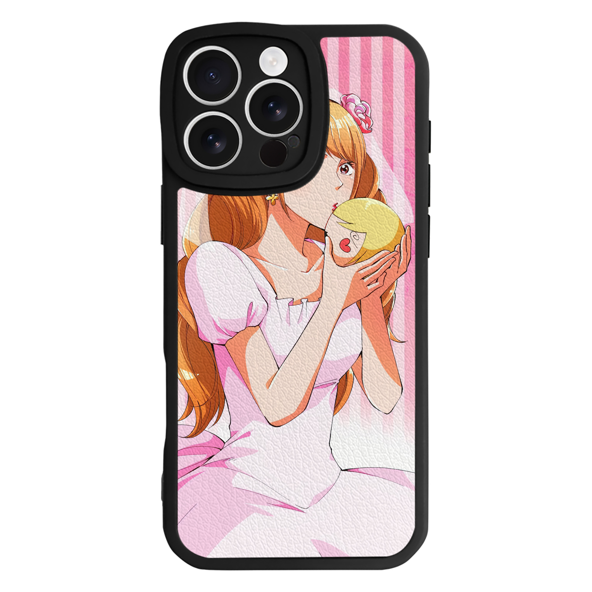 （画像用） ワンピース ONE PIECE 【iPhone 16シリーズ対応】シリコンスマホケース（レザー調） 材質：シリコン